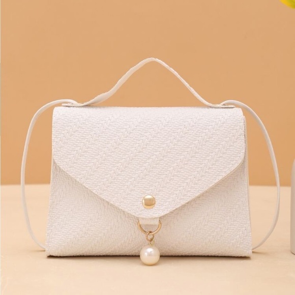 Handbags - ⚠️Clearance Solid Mini White Crossbody Bag